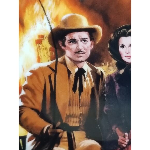 Gone With The Wind The Burning of Atlanta 1988 Plate Wall Decor Fine China Vtg - Picture 3 of 13